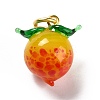 Handmade Lampwork Pendants LAMP-A150-04MG-A-1