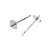 Anti-Tarnish 304 Stainless Steel Stud Earring Findings STAS-P370-01C-P-2