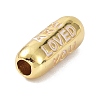 Eco-Friendly Brass Enamel Beads KK-C220-06G-08-2