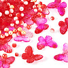 100Pcs 4 Styles  Acrylic with Plastic Imitation Pearl Beads OACR-TA0002-88-3