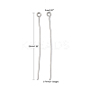 Non-Tarnish 304 Stainless Steel Eye Pin LS-X-STAS-R045-50mm-5