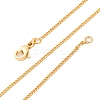 Brass Curb Chains Necklaces for Women NJEW-D302-73G-4