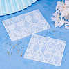 2Pcs Geometry Silicone Pendant Molds DIY-TA0010-04-4