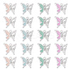 20Pcs 4 Colors Alloy Enamel Pendants ENAM-TA0003-29S-2