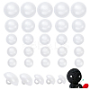 200Pcs 5 Styles Plastic Doll Eyes Washers FIND-PH0021-74-1