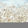 500Pcs 7 Styles ABS Plastic Imitation Pearl Beads MACR-SP0001-98-6