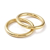 Ion Plating(IP) 304 Stainless Steel Polishing Plain Band Rings RJEW-G298-05B-G-2