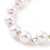 Round Plastic Imitation Pearl Beaded Bracelets BJEW-E054-09G-3