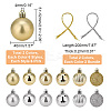 2 Sets 2 Colors Plastic Ball Hanging Pendant Decorations DIY-GA0005-40B-2