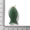 Natural Green Aventurine Pendants G-Z102-02G-04-3