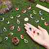 30Pcs 3 Colors Resin Mini Snail Display Decorations AJEW-CP0005-46-3