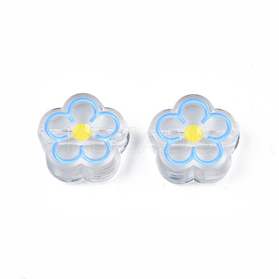 Transparent Acrylic Beads ACRC-S039-03-1