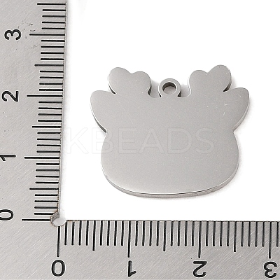 Non-Tarnish 201 Stainless Steel Pendants STAS-C095-21P-1