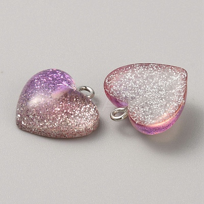Transparent Resin Pendants CRES-TAC0010-05B-1