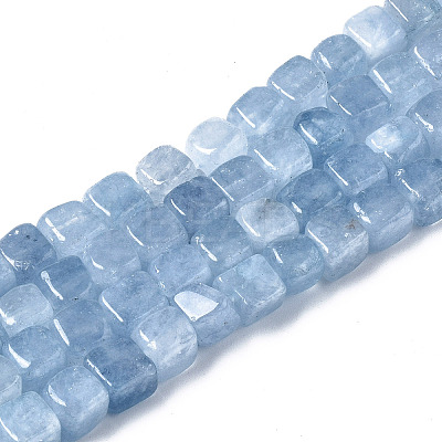 Dyed Natural White Jade Beads Strands G-S364-083A-03-1