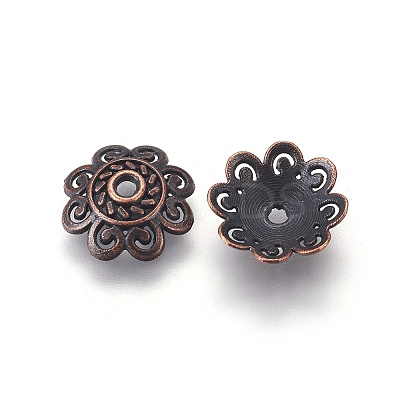 Tibetan Style Bead Caps LS-TIBEB-00955-R-NR-1