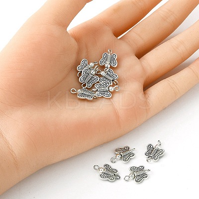 Tibetan Style Alloy Connector Charms PALLOY-YW0001-46-1