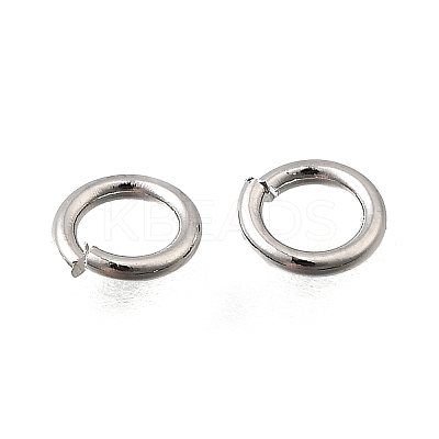 Brass Open Jump Rings KK-B147-03C-P-1