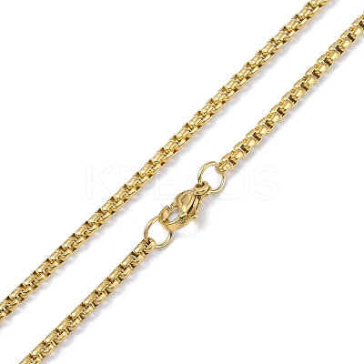 201 Stainless Steel Pendant Necklaces NJEW-C042-07G-1