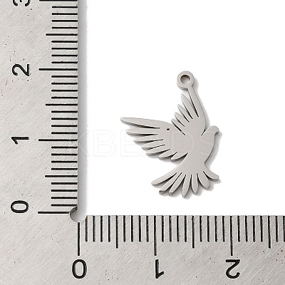 Non-Tarnish 5Pcs 201 Stainless Steel Pendants STAS-Z068-05P-1