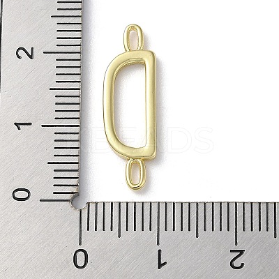 Rack Plating Brass Connector Charms KK-P245-07G-D-1