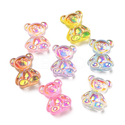 Cartoon Transparent Resin Cabochons RESI-G073-01-1