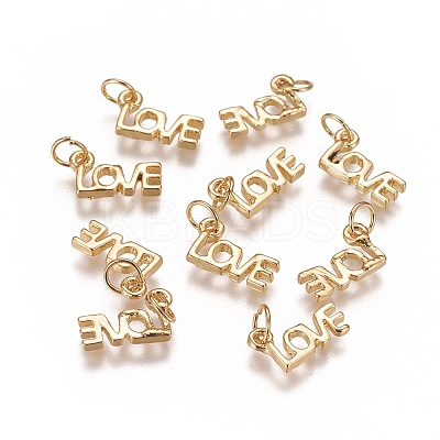 Brass Charms KK-K238-04G-1