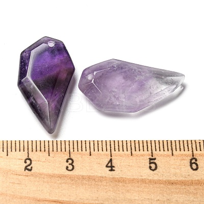 Natural Amethyst Pendants G-G052-A01-1