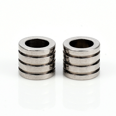 Non-Tarnish 201 Stainless Steel European Beads LS-STAS-I149-33B-1