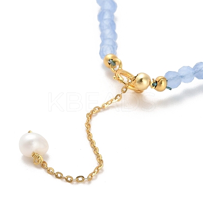 Pearl Beaded Bracelets BJEW-E098-03G-1