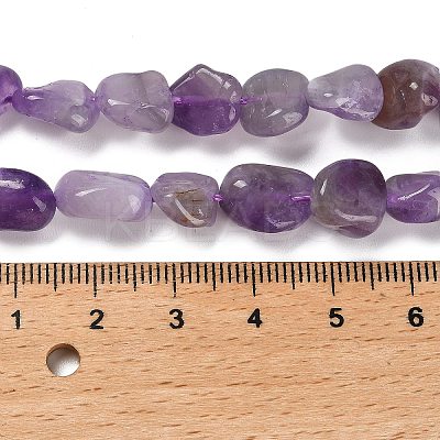 Natural Lavender Amethyst Beads Strands G-P497-01E-17-1