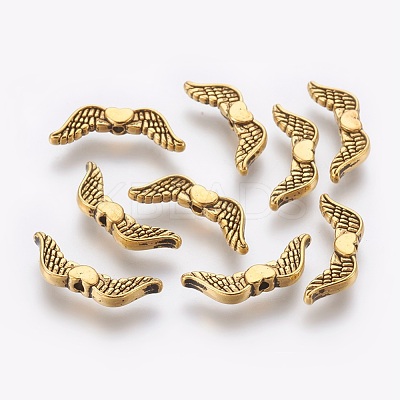 Tibetan Style Alloy Beads X-TIBEB-6803-AG-LF-1