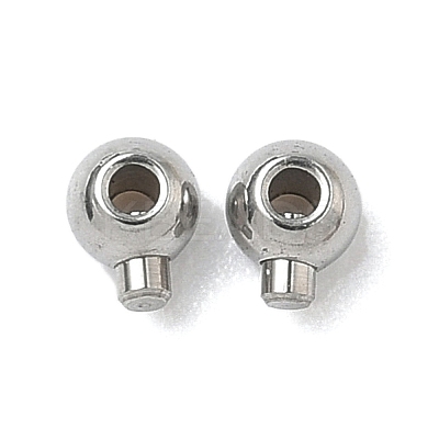 304 Stainless Steel Crimp Beads STAS-G361-02P-1