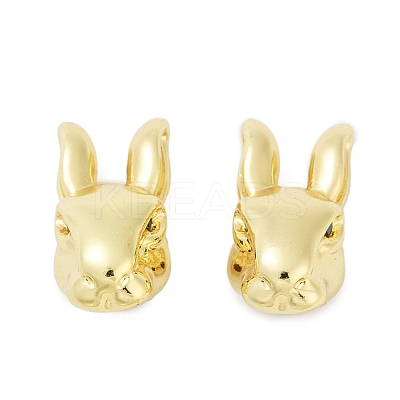 Brass Micro Pave Cubic Zirconia Beads KK-L235-03G-1