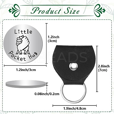 201 Stainless Steel Commemorative Coin AJEW-CN0002-24D-1