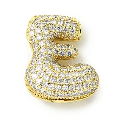 Rack Plating Brass Cubic Zirconia Pendants KK-S378-02G-E-1