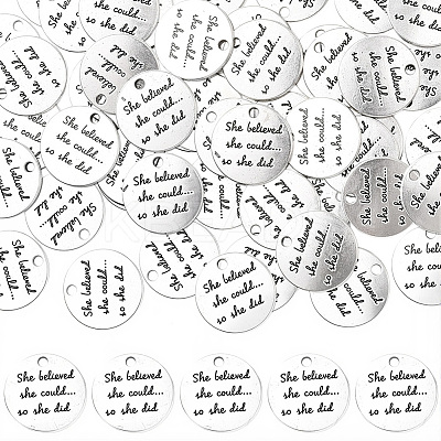 50Pcs Tibetan Style Alloy Pendants TIBE-SC0002-28-1