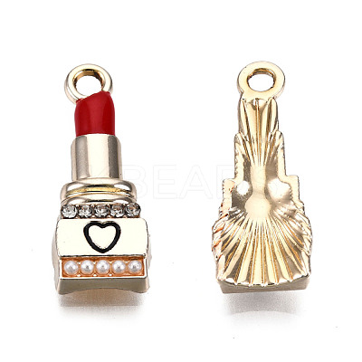 Alloy Crystal Rhinestone Pendants X-ENAM-S119-080-RS-1