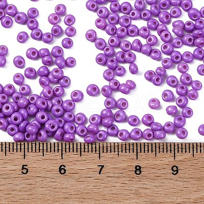 8/0 Baking Paint Glass Seed Beads SEED-M012-02A-40-1