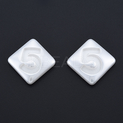 ABS Plastic Imitation Pearl Cabochons KY-N015-26-1