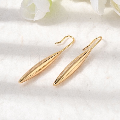 Brass Stick Dangle Earrings for Women EJEW-A154-01B-G-1
