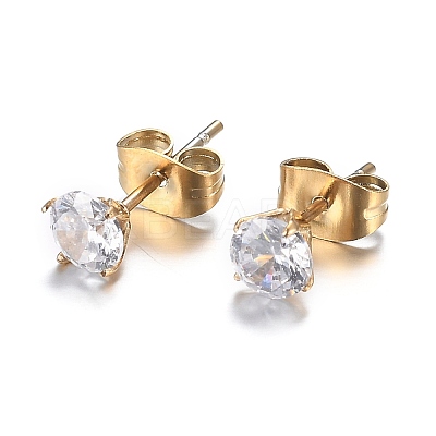 304 Stainless Steel Rhinestone Jewelry Sets SJEW-H301-04G-1