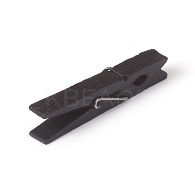Natural Wooden Craft Pegs Clips WOOD-E010-02B-1