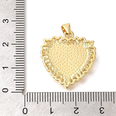 Rack Plating Brass Pendants KK-I722-09G-R-1