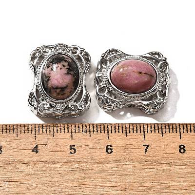 Natural Rhodonite Multi-Strand Links KK-M304-05P-15-1