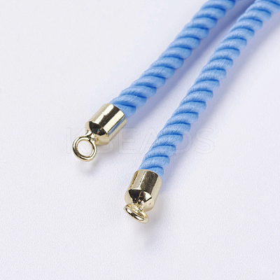 Nylon Twisted Cord Bracelet Making MAK-F018-03G-RS-1