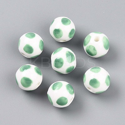 Handmade Porcelain Beads PORC-N009-04C-1