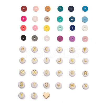 DIY Heishi Bead Style Stretch Bracelets Making Kits DIY-JP0005-86-1