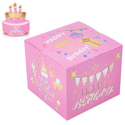 Happy Birthday Day Money Box for Cash Gift Pull DIY-WH200050-31E-1