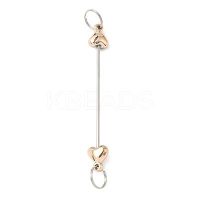 Iron Beadable Keychain Bar IFIN-F164-02-1